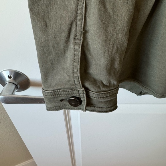 1822 Denim Utility Army Green Jacket - Picture 7 of 8